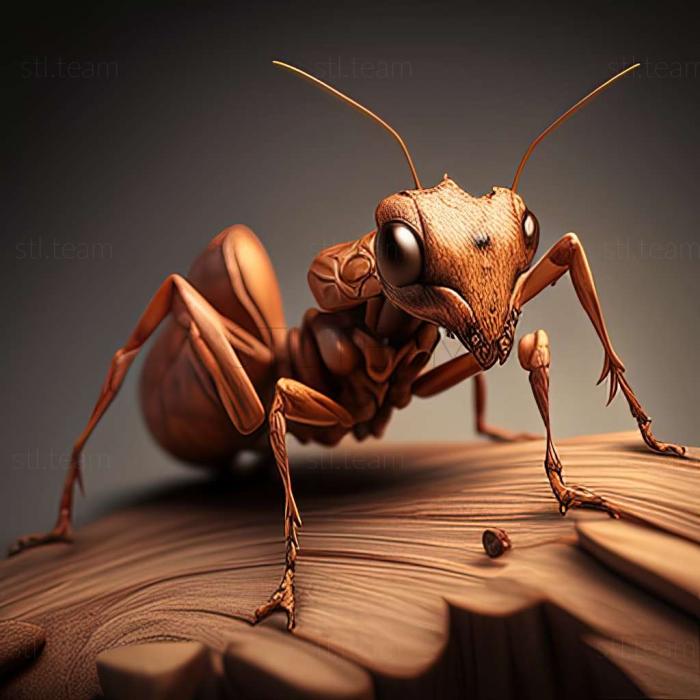 3D model Myrmecia nigriscapa (STL)